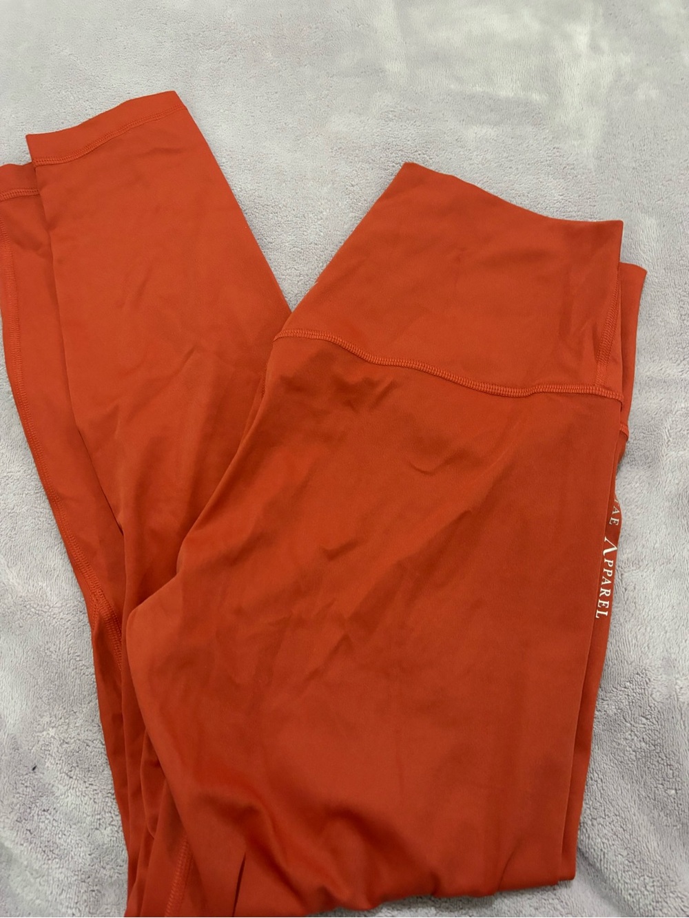 High-Rise Women’s Leggings in Rust Orange